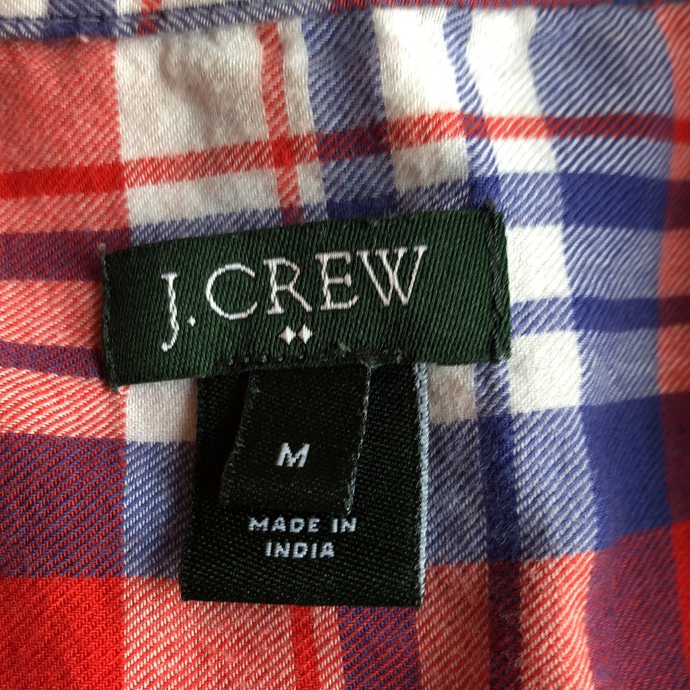 Jcrew Plaid Pull Over Button Down - image 2